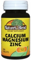 Nature's Blend Calcium Magnesium Zinc Tablets