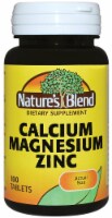 Nature's Blend Calcium Magnesium Zinc Tablets Perspective: Main