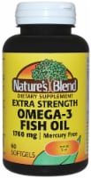 Nature's Blend Extra Strength Omega-3 Mercury Free Fish Oil Softgels 1760mg