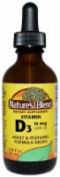 Nature's Blend Vitamin D3 Adult & Pediatric Formula Drops 10mcg Perspective: Main
