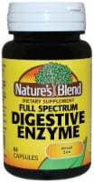 Nature's Blend Full Spectrum Digestive Enzyme Capsules 60 Count Perspective: Main