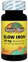 Nature's Blend Slow Iron Tablets 50mg Perspective: Main