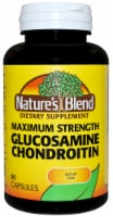Nature's Blend Maximum Strength Glucosamine Chondroitin Capsules 60 Count Perspective: Main