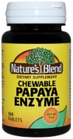 Nature's Blend Chewable Papaya Enzyme Tablets 100 Count Perspective: Main