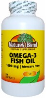 Nature's Blend Omega-3 Fish Oil Softgels 1000mg Perspective: Main