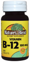 Nature's Blend Vitamin B-12 Tablets 100 mcg 100 Count Perspective: Main