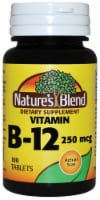 Nature’s Blend Vitamin B-12 Tablets 250mcg 100 Count Perspective: Main