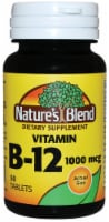 Nature's Blend Vitamin B12 Tablets 1000mcg 50 Count Perspective: Main