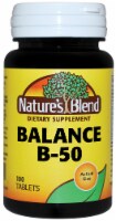 Nature's Blend Balance B-50 Tablets 100 Count Perspective: Main