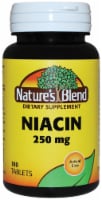Nature's Blend Niacin Tablets 250mg