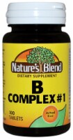 Nature's Blend Complex #1 Tablets 100 Count Perspective: Main