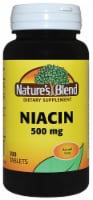 Natures Blend Niacin Tablets 500mg