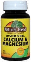 Nature's Blend Oyster Shell Calcium & Magnesium Tablets