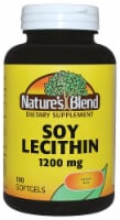 Nature's Blend Soy Lecithin Softgels 1200mg Perspective: Main