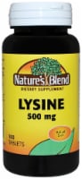 Nature's Blend Lysine Tablets 500mg Perspective: Main