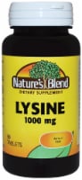 Nature's Blend Lysine Tablets 1000mg 50 Count Perspective: Main
