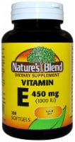 Nature's Blend Vitamin E Softgels 450mg 100 Count