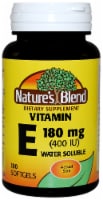 Natures Blend Vitamin E Water Soluble Softgels 180mg 100 Count Perspective: Main