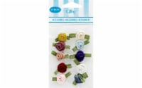Offray Accent Ribbon Roses Small 10pc Multi