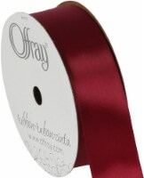 Offray Single Face Satin Ribbon 7/8 X18'-Sherry