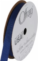 Offray Grosgrain Ribbon 3/8 X18'-Century Blue
