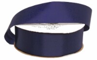 Offray Ribbon Doubleface Satin - Navy Perspective: Main