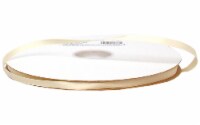 Offray Ribbon Doubleface Satin 1/4" Cream
