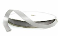 Offray Ribbon Doubleface Satin 5/8  Silver