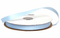 Offray Ribbon Doubleface Satin 5/8" Light Blue