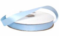 Offray Ribbon Doubleface Satin 7/8" Light Blue