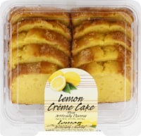 Sliced Lemon Creme Cake