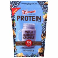 Wyman's® Protein Blend Wild Blueberry Crumble Pouch Perspective: Main