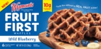 Wyman's® Fruit First Waffles Wild Blueberry Perspective: Main