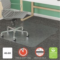 deflecto Mat,Econo,St,46x60,Rc,Clr CM11442FCOM