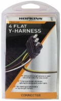Hopkins® 4 Wire Flat Y-Harness Trailer Connector Perspective: Main
