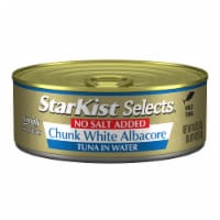 StarKist® Selects No Salt Added Chunk White Albacore Tuna in Water