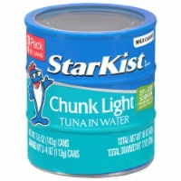 Starkist® Chunk Light Tuna in Water 25% Less Sodium Can Perspective: Main