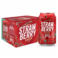 Abita Strawberry Lager Craft Beer Cans Perspective: Main