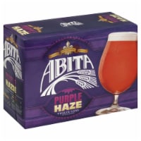 Abita Purple Haze Raspberry Lager Craft Beer Cans Perspective: Main