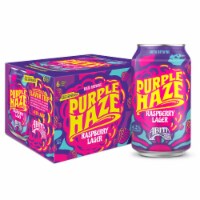 Abita Purple Haze Raspberry Lager Craft Beer 6 Pack cans 4.2% ABV Perspective: Main