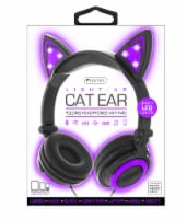 Sentry® Light-Up Cat Ear Headset - Purple Perspective: Main
