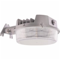 Halo Gray Dusk To Dawn LED Basic Outdoor Area Light Fixture, 7000 Lm. ALB7A40GY