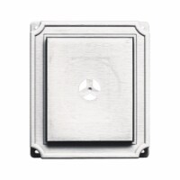 Builders Edge 1-5/8 in. L Prefinished White Copolymer Mounting Block - Total Qty: 1