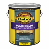 Cabot Solid Tintable White Base Water-Based Acrylic Siding Stain 1 gal. - Total Qty: 4; Each