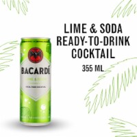 BACARDÍ® Lime & Soda Ready to Drink Real Rum Cocktail, Gluten Free Perspective: Main