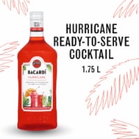 Bacardi Premium Hurricane Rum Ready to Drink Cocktail Single Bottle Perspective: Main