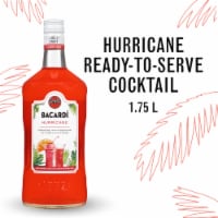 Bacardi Premium Hurricane Rum Ready to Drink Cocktail Single Bottle Perspective: Main