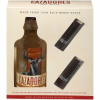 Cazadores® Tequila Reposado and Shot Glasses Perspective: Main