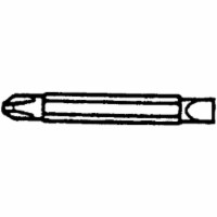 Best Way Tools 4-In-1 Phillips # 1 Replacement Double-End Screwdriver Bit 58726