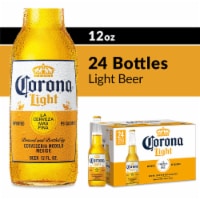 Corona Light Mexican Lager Import Lower Calorie Beer Perspective: Main